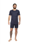 CAVERN BLUE PIMA TEE
