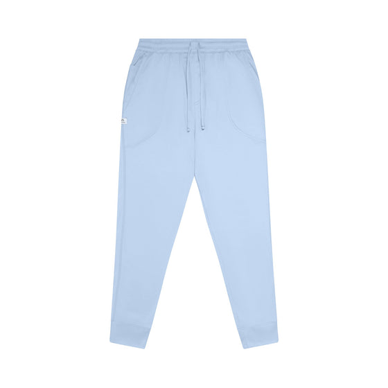 Light Blue pima cotton sleep joggers, soft sleepwear, men's pajamas, pima cotton sleepwear, modern pajamas, printed sleep joggers, Peruvian Pima Cotton, eco friendly, luxury men's pajamas, 100% Pima Cotton