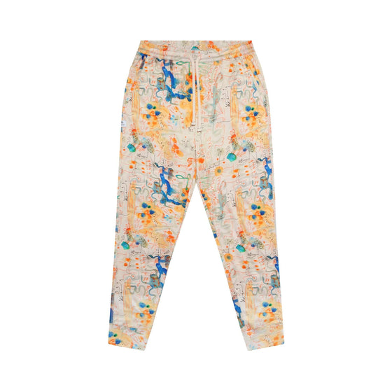 Sunny Paracas pima cotton sleep joggers, printed sleepwear, men's pajamas, pima cotton sleepwear, modern pajamas, printed sleep joggers, Peruvian Pima Cotton, eco friendly